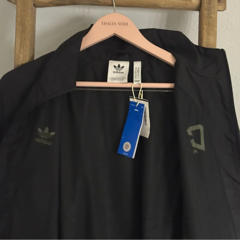 Men Adidas Originals Black Columbus Crew Soccer Full-Zip Track Jacket size Small